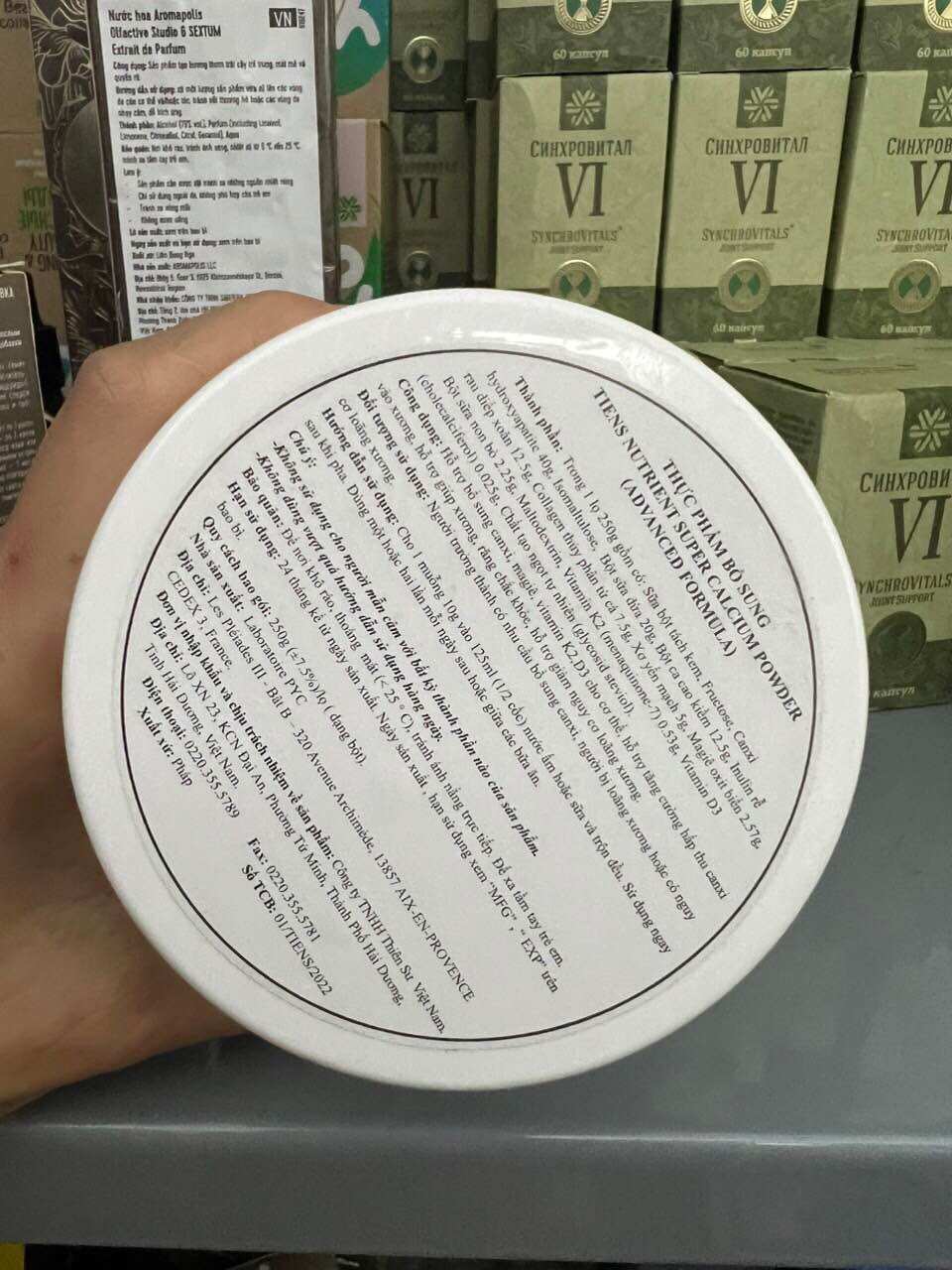 Canxi hữu cơ Tiens nhập khẩu từ Pháp