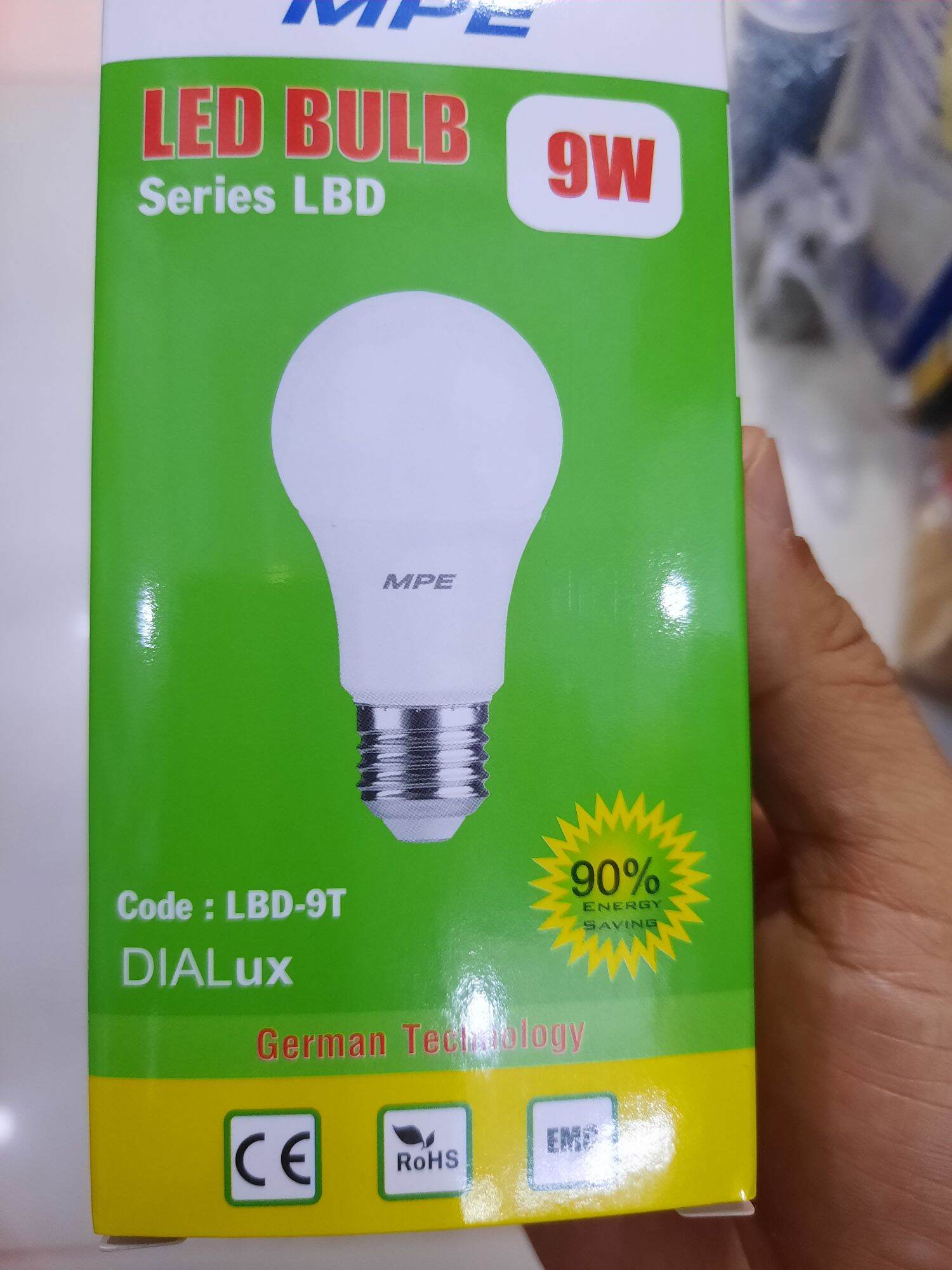 Bóng đèn led búp MPE trắng 3w, 5w, 9w, 15w.