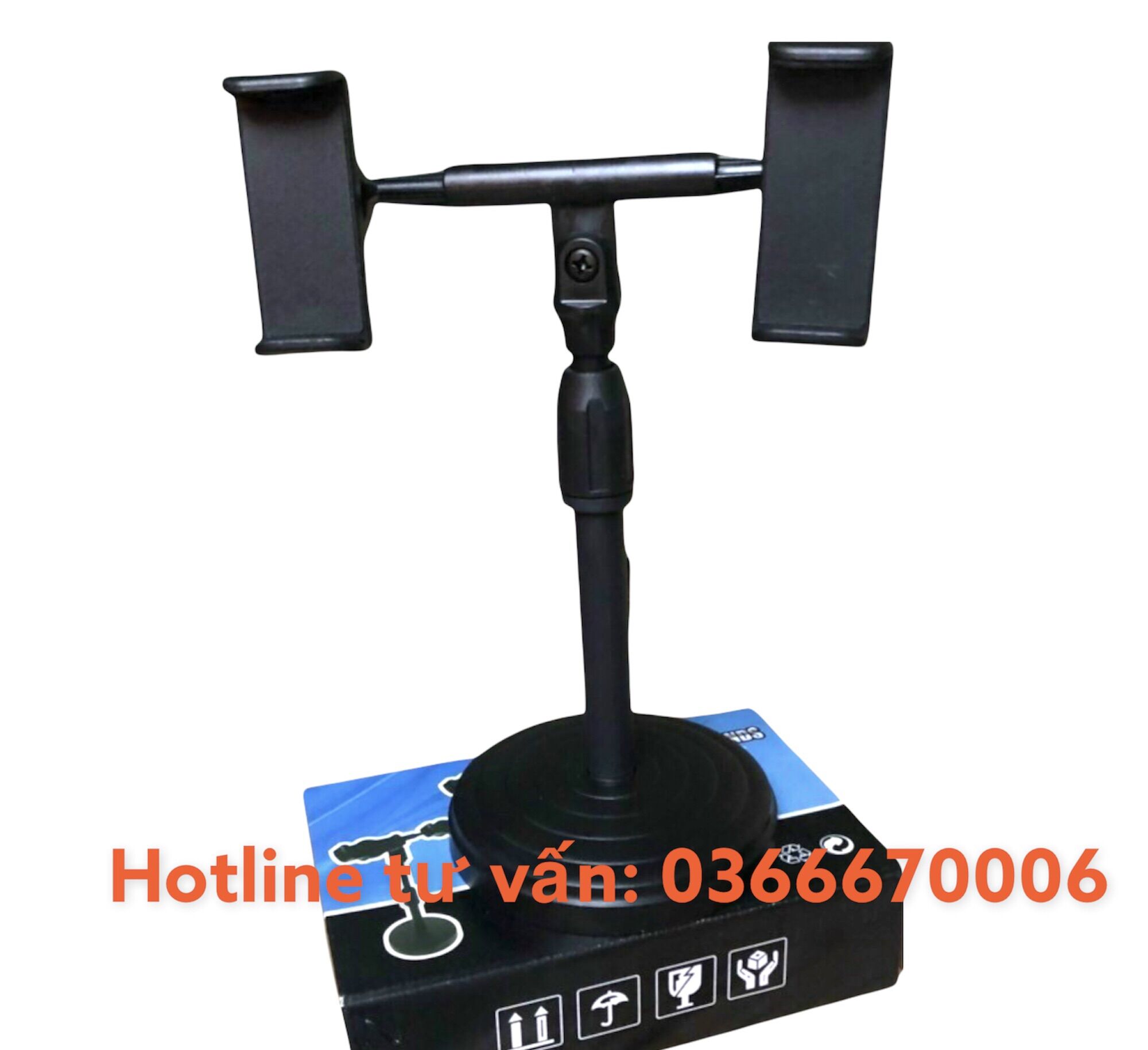 Giá đỡ điện thoại kẹp micro để bàn, kẹp bàn
