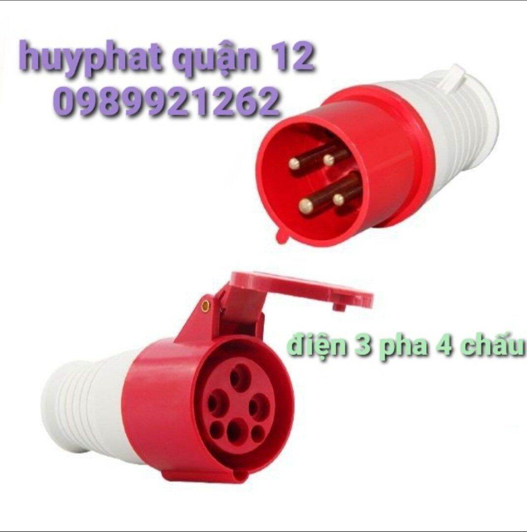 Bộ phích cắm cái phích cắm đực Công nghiệp 4P16A