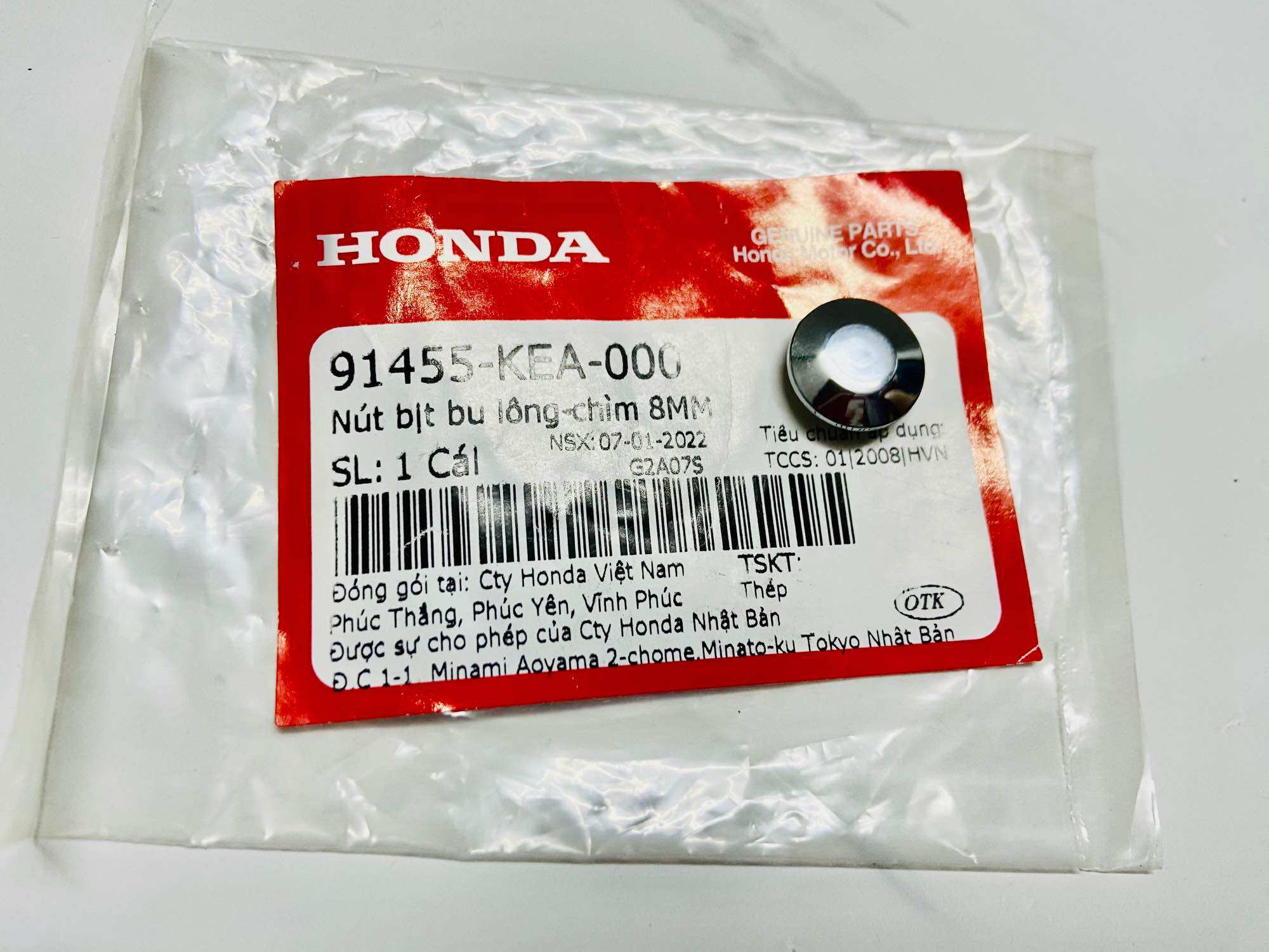 Nút xi bịt ốc ghi đông pcx 125 150