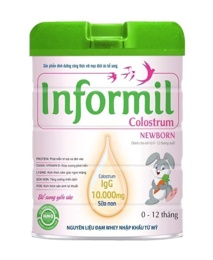 Sữa Informil Newborn 0-12M Lon 900g Hsd 8/2024