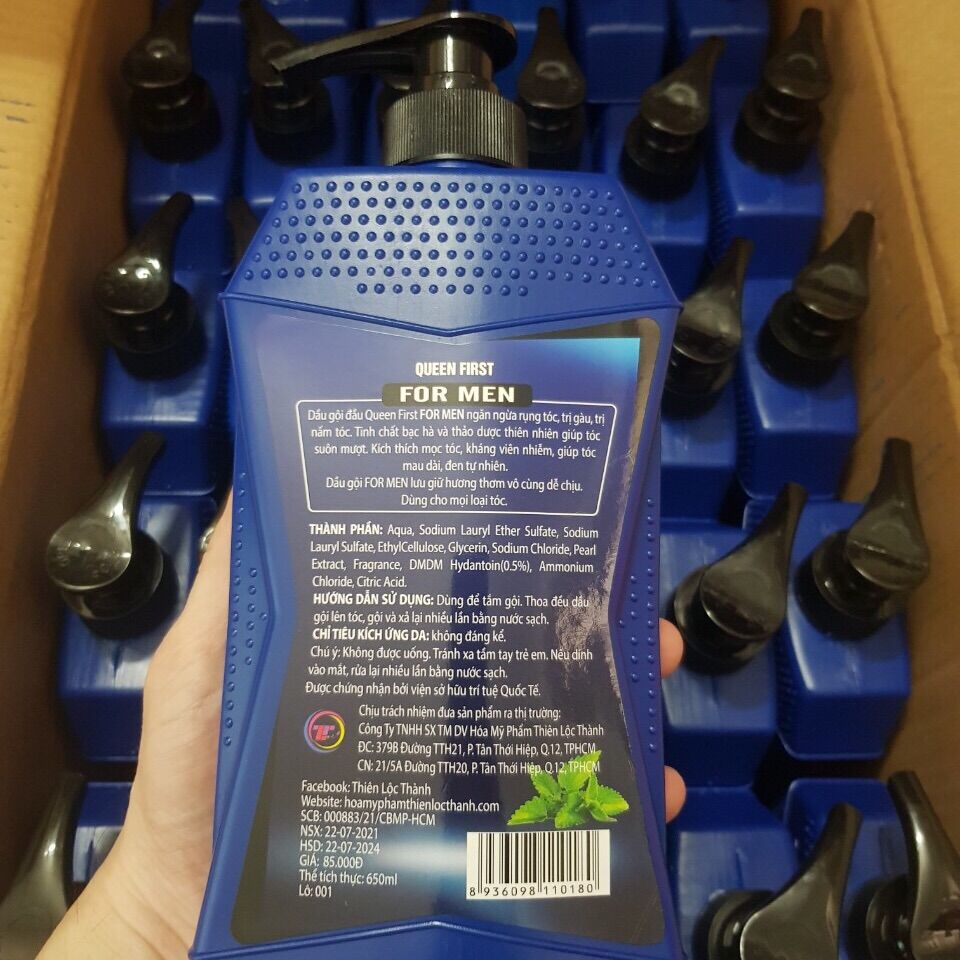 Dầu gội For Men tinh chất Bạc Hà 650ml