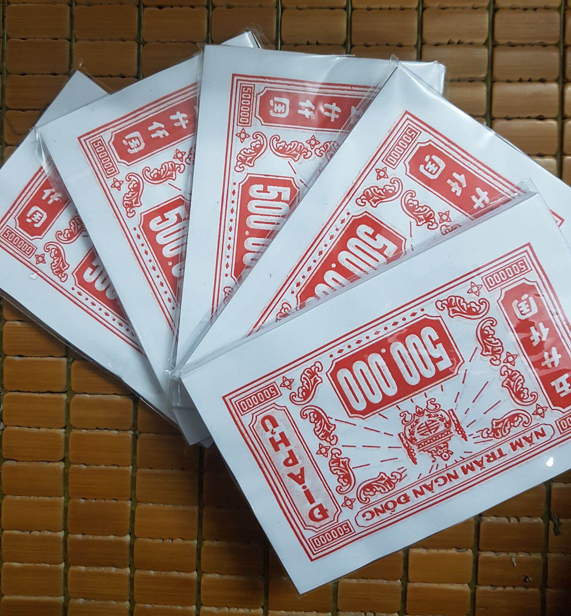 5 Túi Bạc lễ 500k Âm Phủ - Loại Túi Rời.