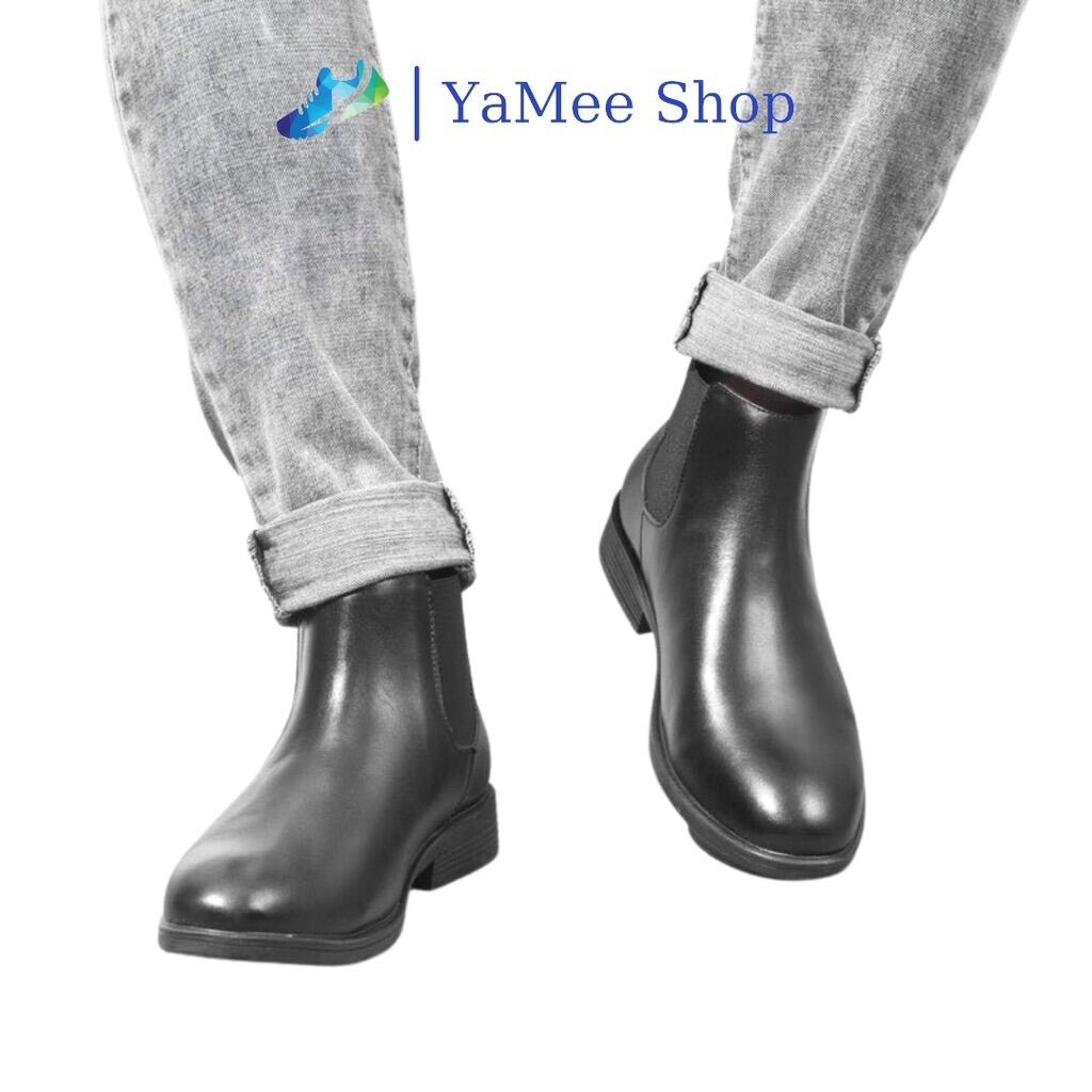 Giày bốt nam Chelsea Boots Classic đế khâu ( đặt lùi 1 size)