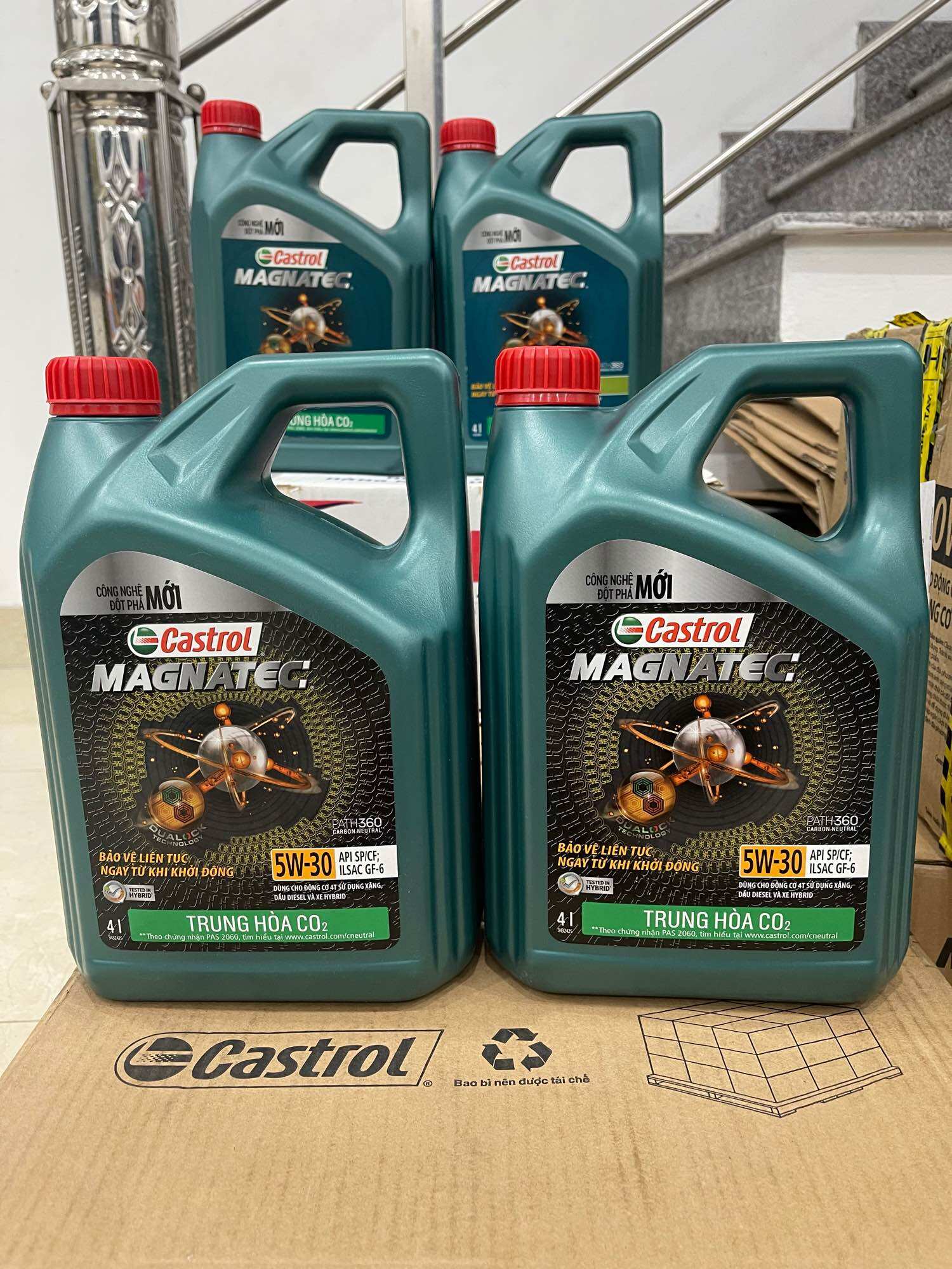 Dầu nhớt ô tô castrol magnatec 5w-30 api sp/sn 2023 giá ưu đãi