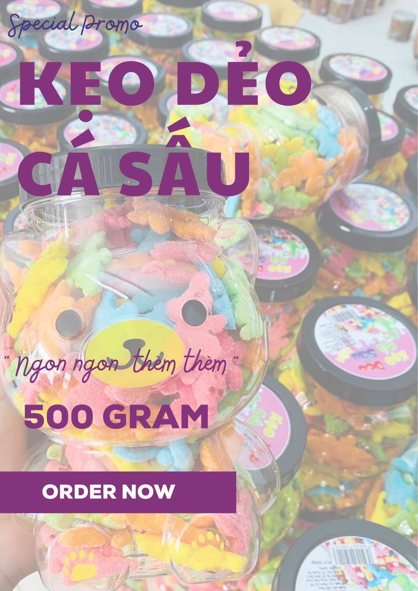 Kẹo dẻo cá sấu tuổi thơ