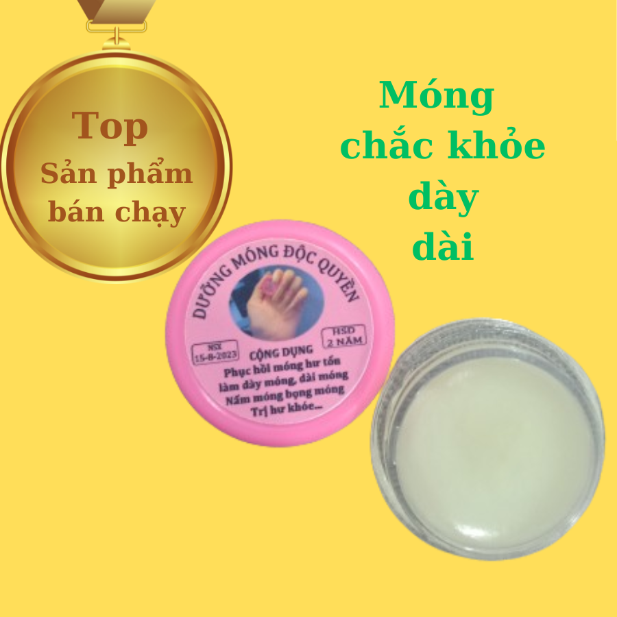 Dưỡng móng tay giúp móng cứng, dày, nhanh dài, phục hồi hư tổn