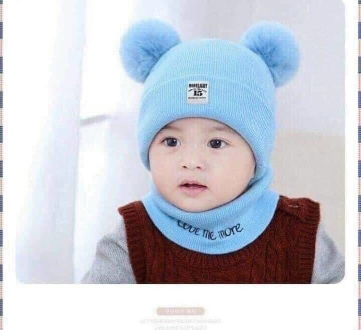 Sét Mũ Len + Khăn Quấn Cổ