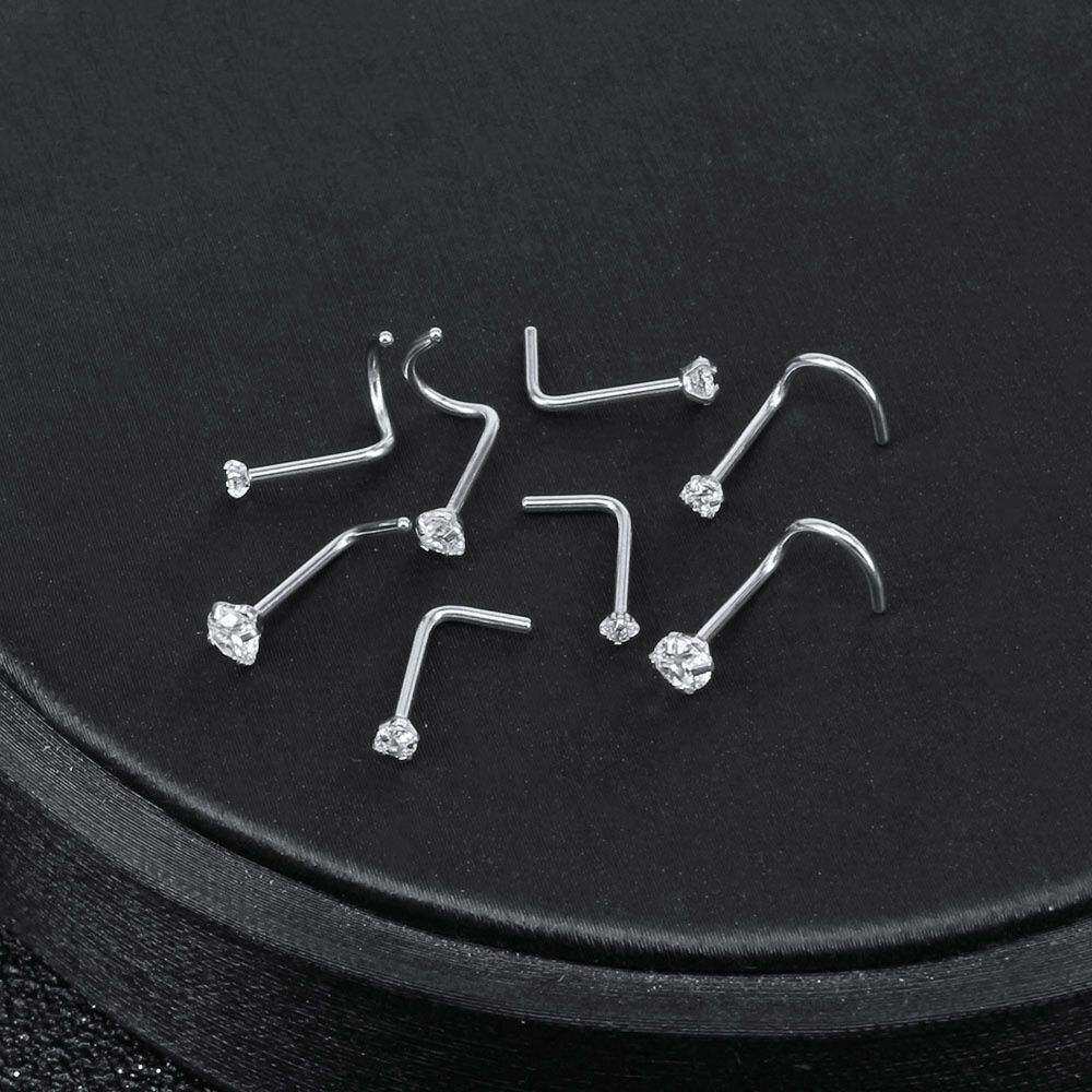 KHUYÊN CÁNH MŨI - Khuyên mũi đính đá cao cấp