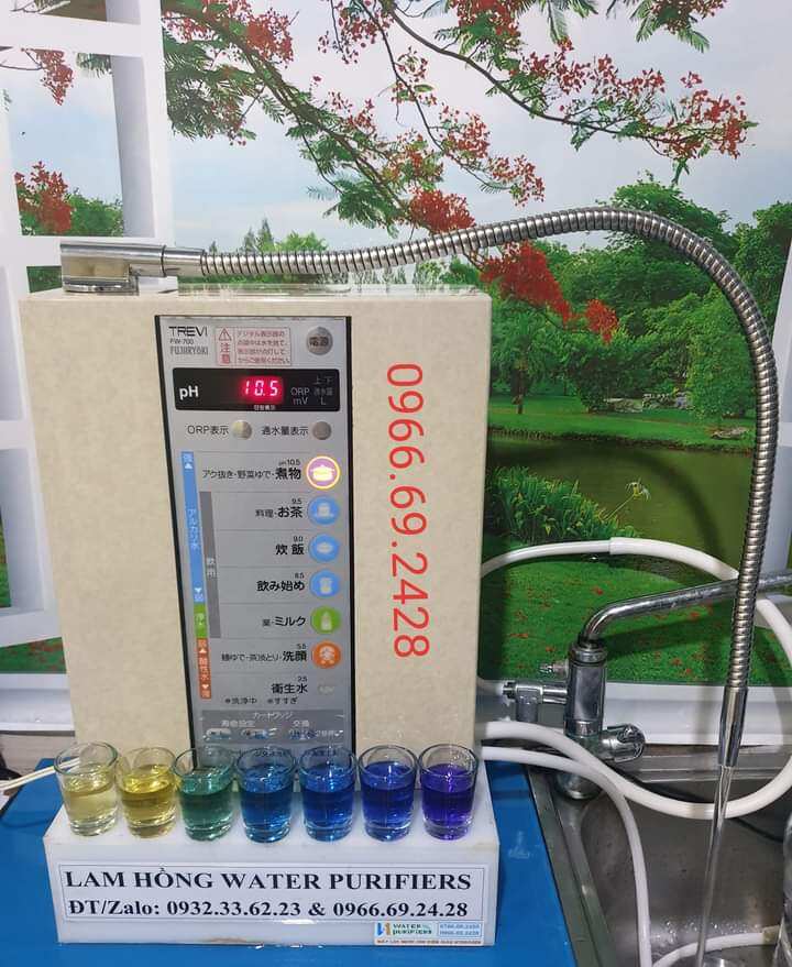 Máy lọc nước ion kiềm Nhật Bản Trevi 700