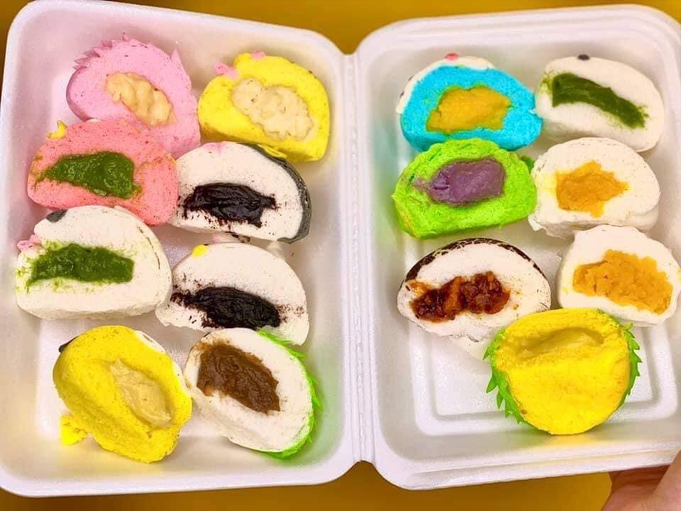 🐣🐱SET BÁNH BAO HÌNH THÚ 🐷🐮🐔6 Bánh
