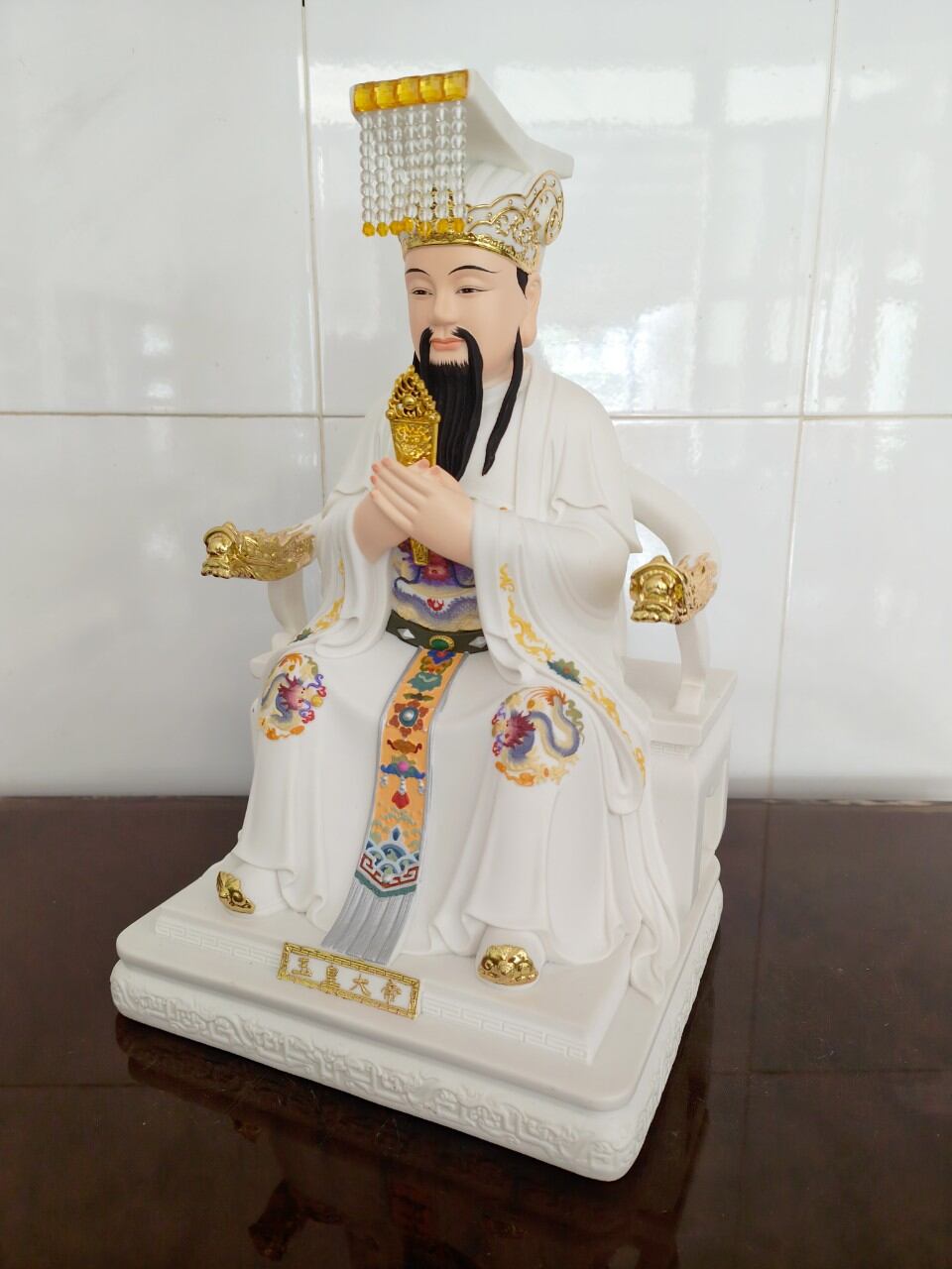 Tượng Ngọc Hoàng Thượng Đế  cao 30cm