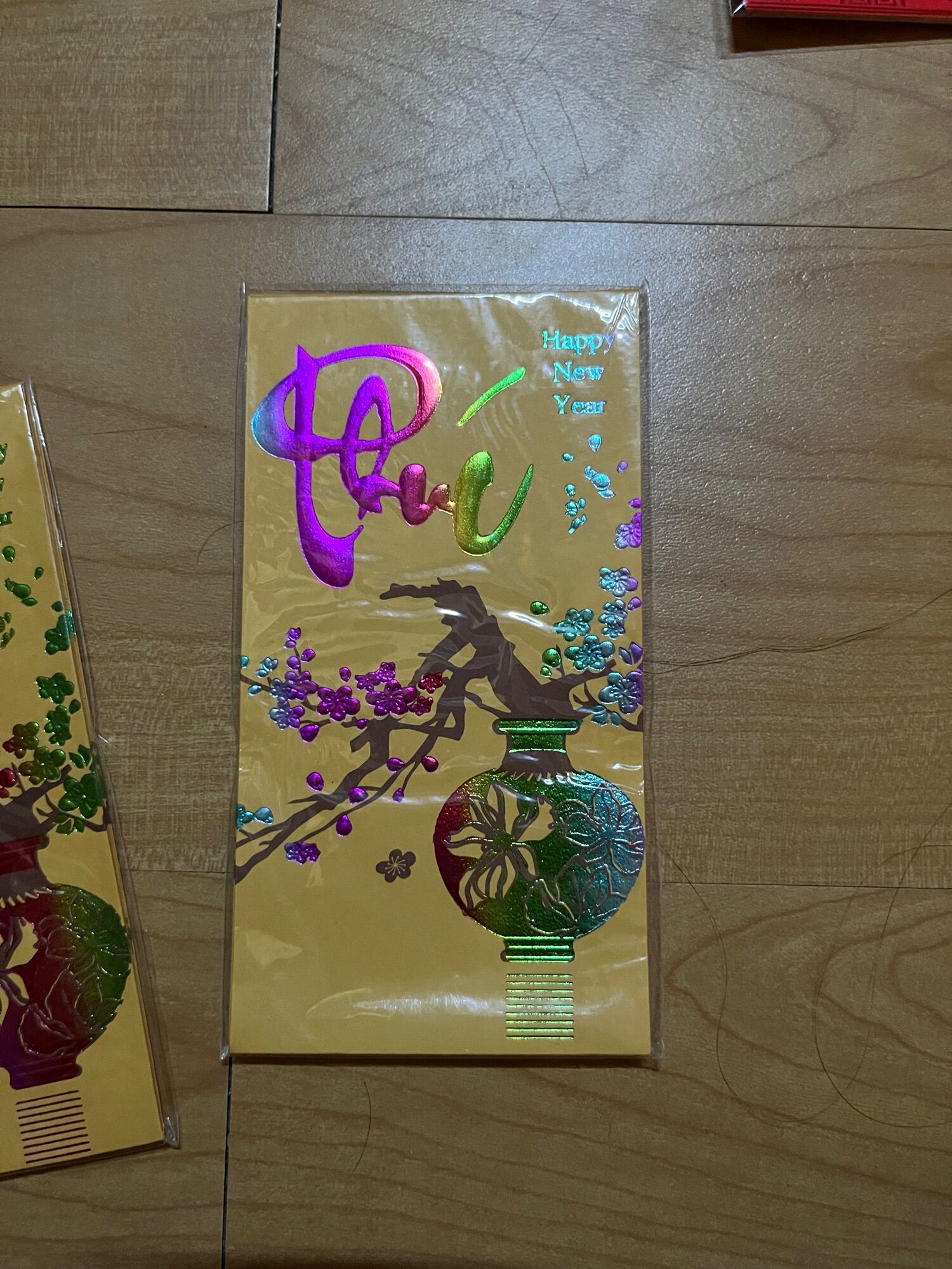 Bao lì xì 9x17cm (1 xấp 6 cái)