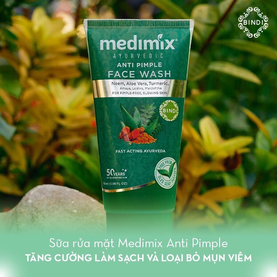 [HCM](2023) Sữa Rửa Mặt Medimix Ayurvedic loại bỏ mụn và viêm nang lông