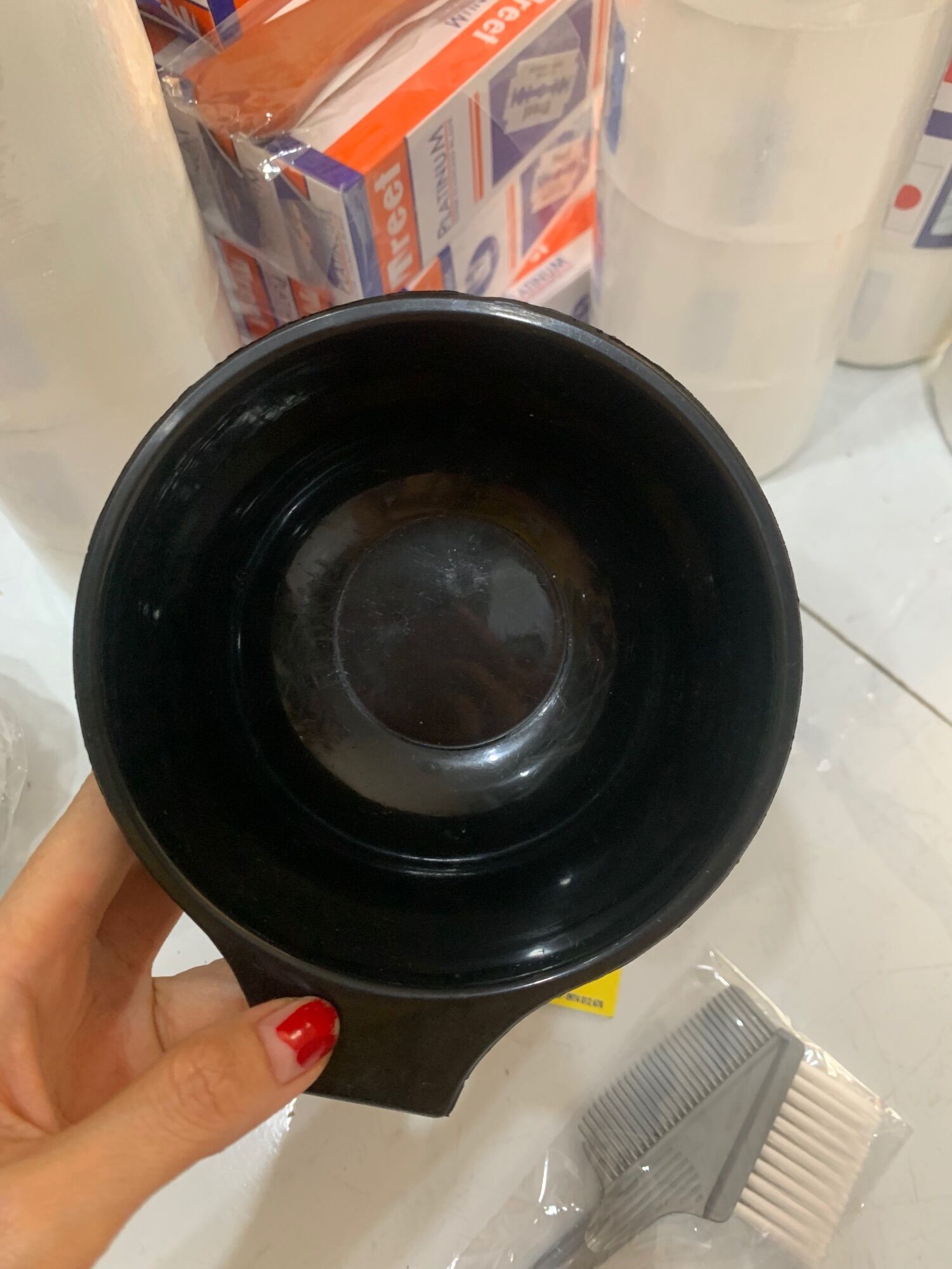 Chén và Cọ nhuộm cao cấp , dụng cụ nhuộm tóc.