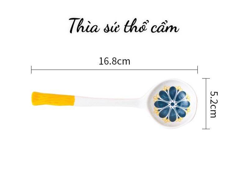 Bát sứ, chén sứ hình nón họa tiết thổ cẩm decor siêu dễ thương