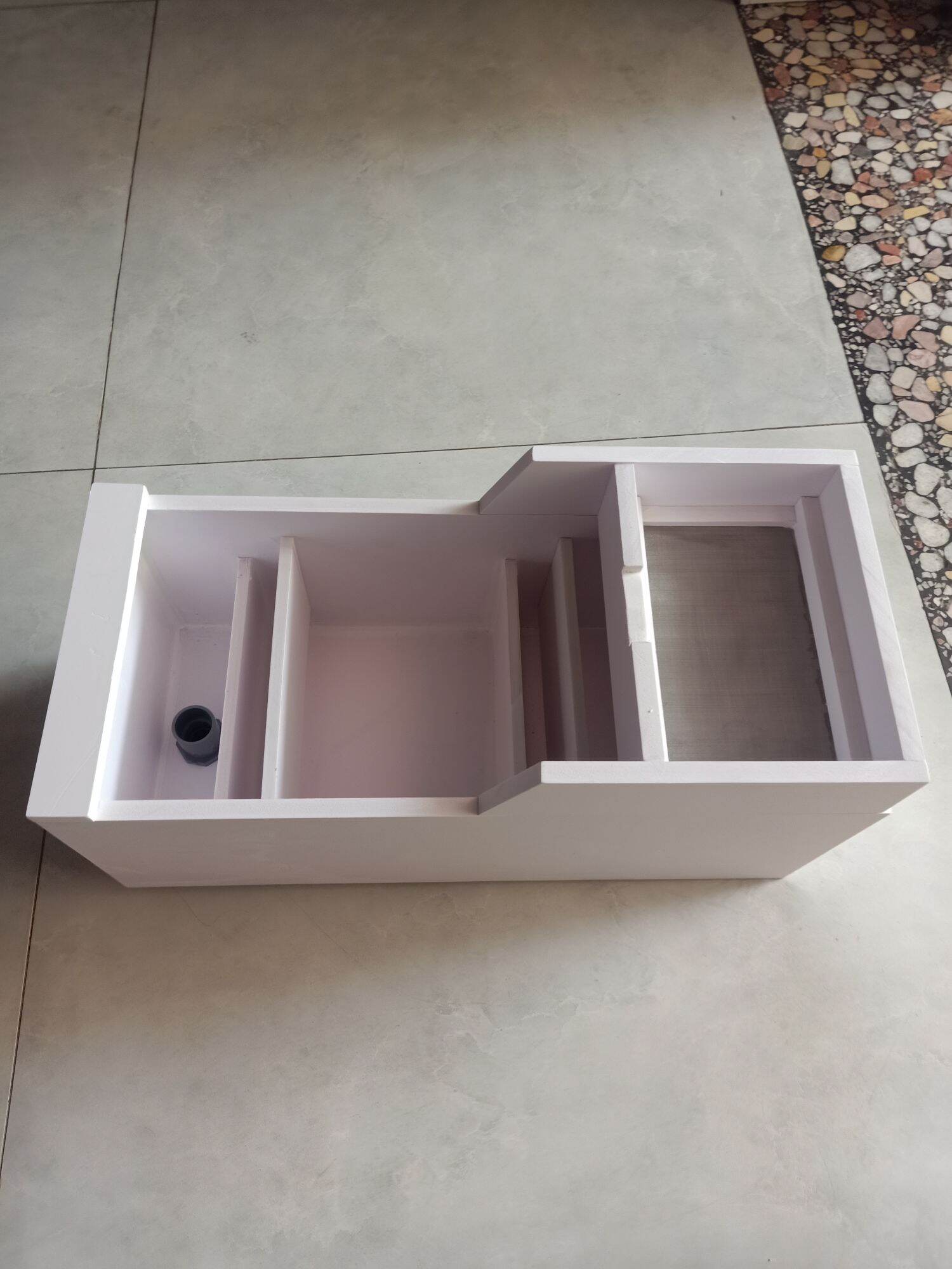 Lọc tràn trên bể cá làm bằng fomex 10ly
