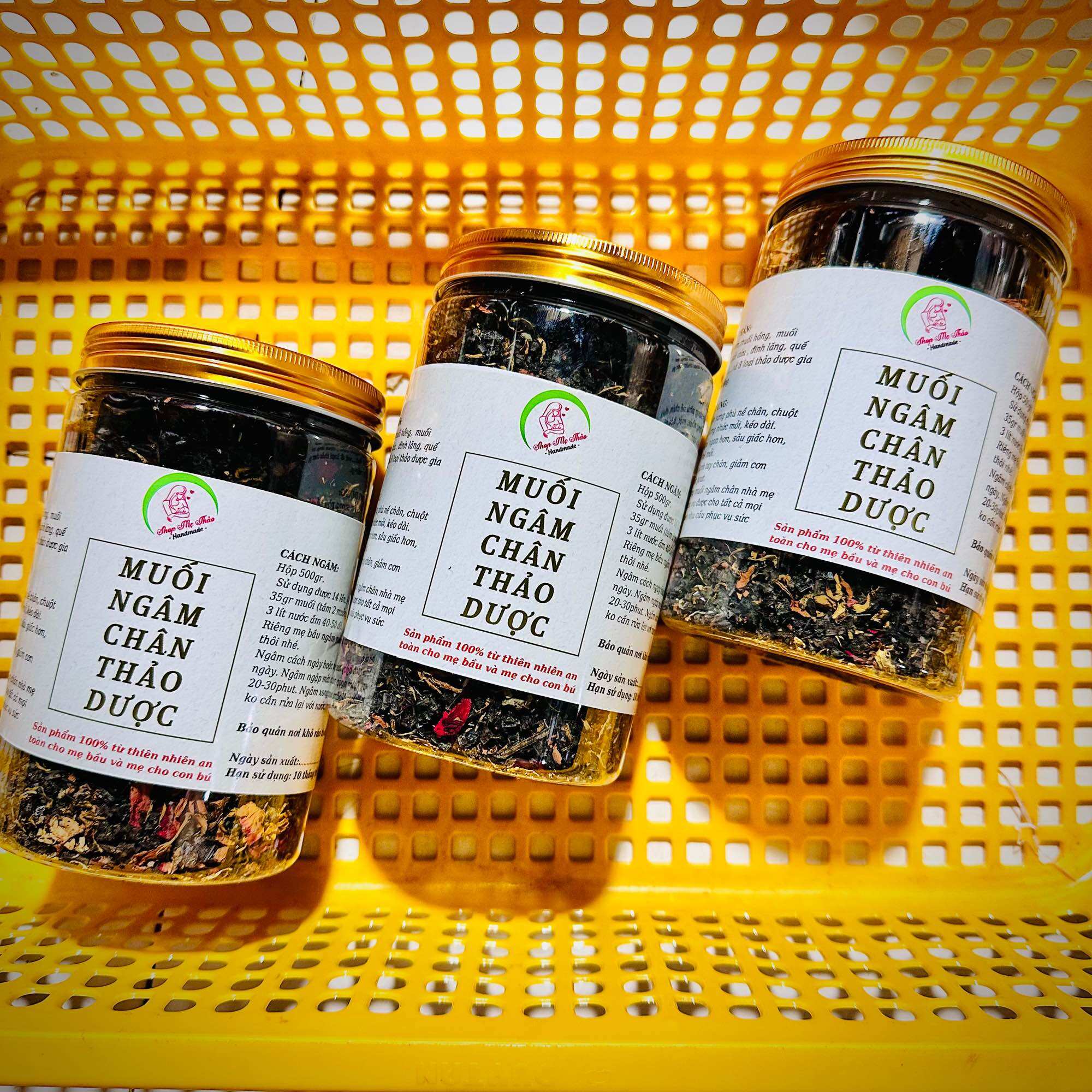 MUỐI NGÂM CHÂN THẢO DƯỢC 500G