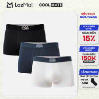 [CHỈ 15-17.11 TẶNG QUÀ ĐƠN TỪ 299K]COMBO 3 Quần lót, sịp đùi boxer nam Trunk Bamboo kháng khuẩn cao cấp Coolmate