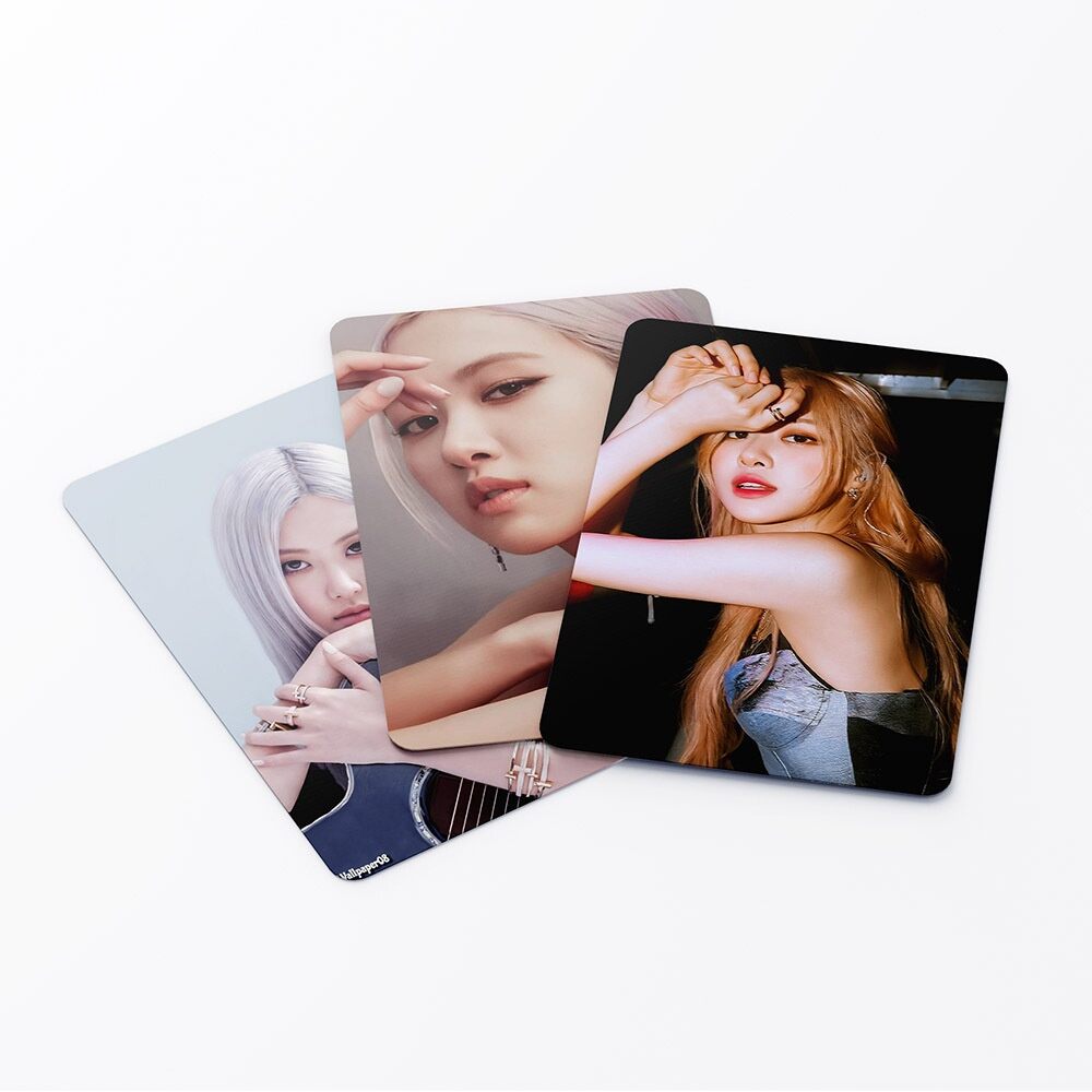 Set 55 lomo card Blackpink Rose