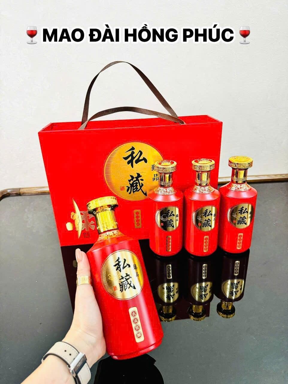 Mao đài hồng phúc cốp 4 chai
