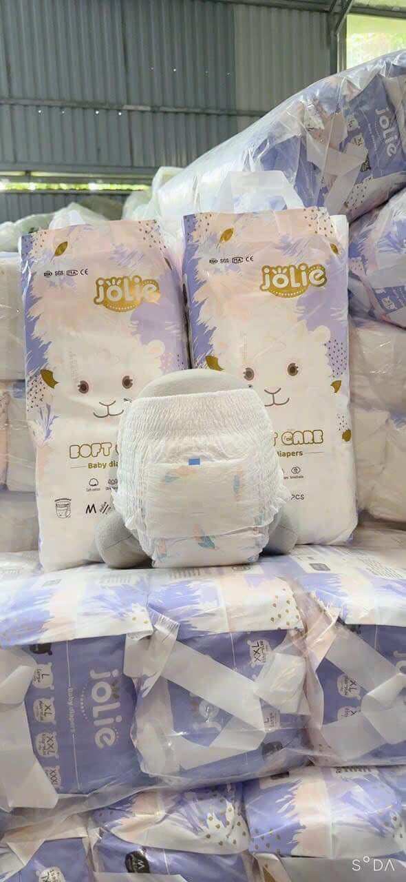 100 miếng bỉm quần jolie form suông có dán sau size từ m-4xl