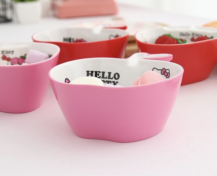Chén táo, chén dâu Hello Kitty - Doremon Doraemon