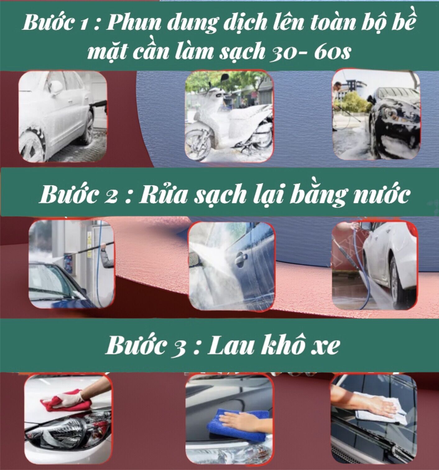 Dung dịch nước rửa xe không chạm BIO 25 -1L