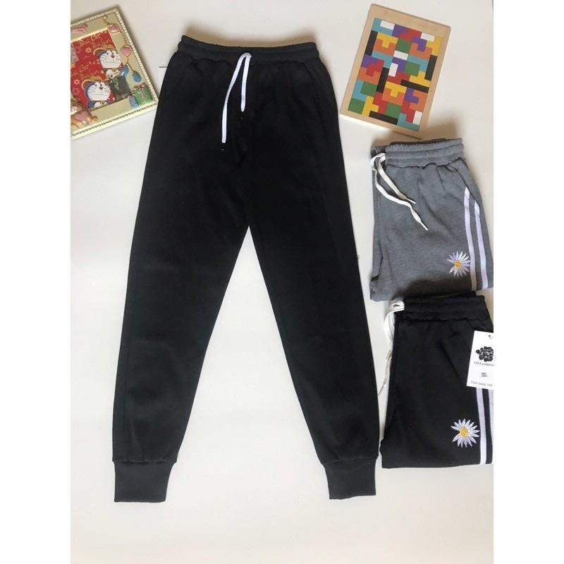 Quần nỉ nữ chất nỉ tăm dày mặc ấm thoải mãi