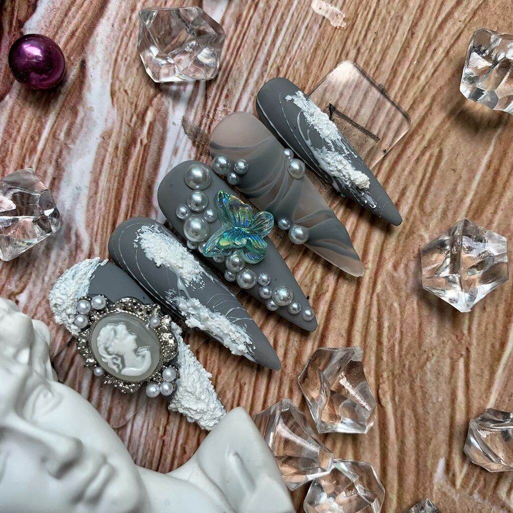 Nailbox thiết kế from nhọn - mã 198