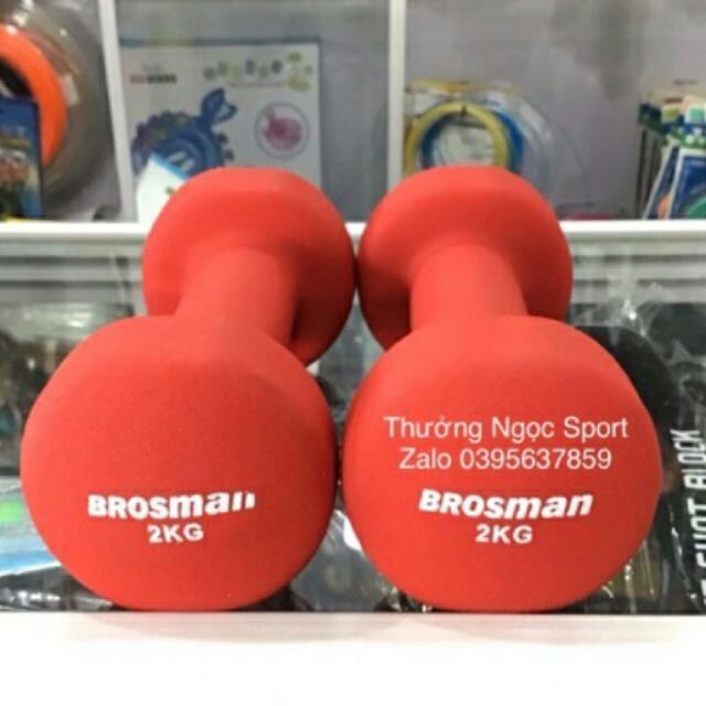 Tạ brosman 2kg giá 1 cục tạ