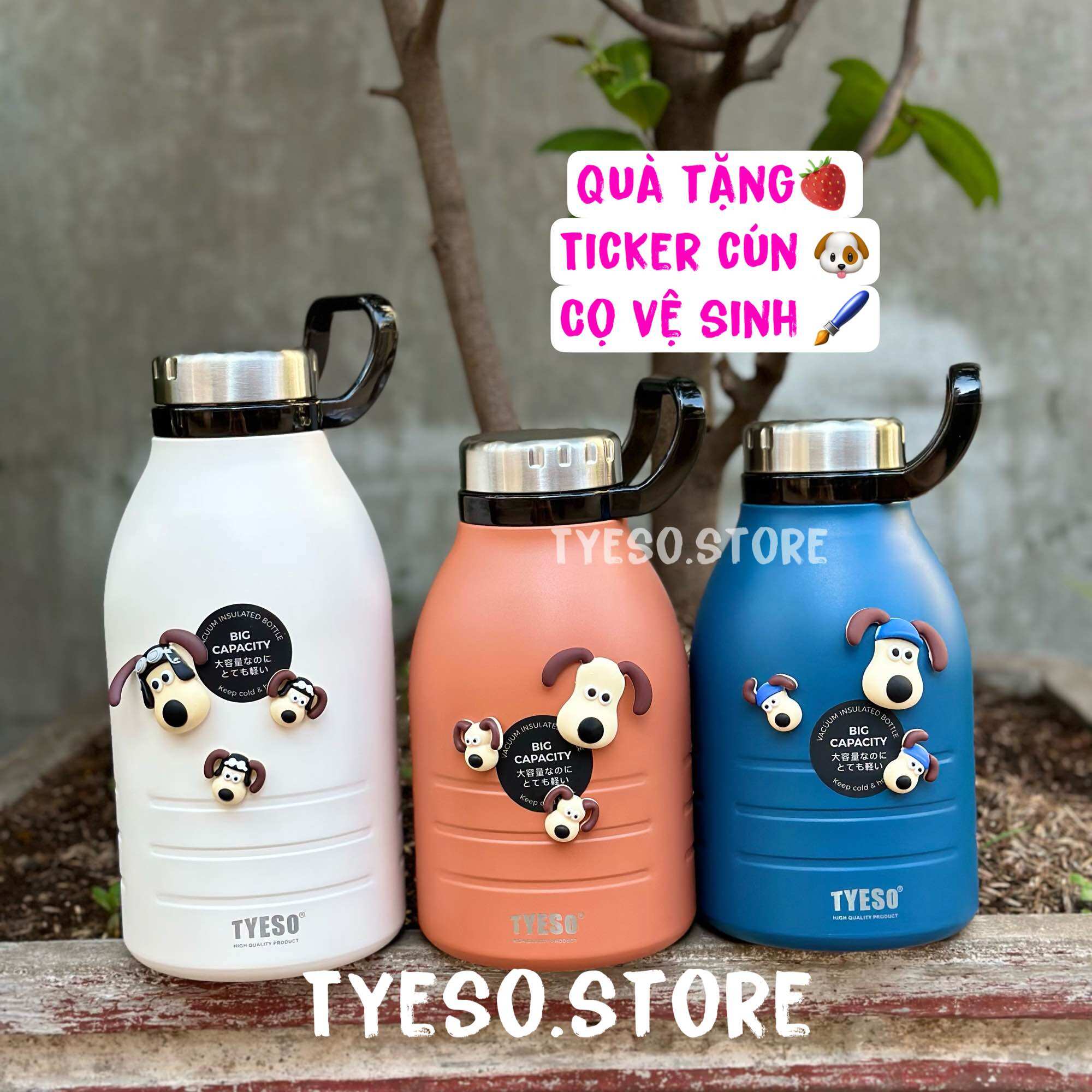 Bình giữ nhiệt tyeso 1500ml - 1900ml