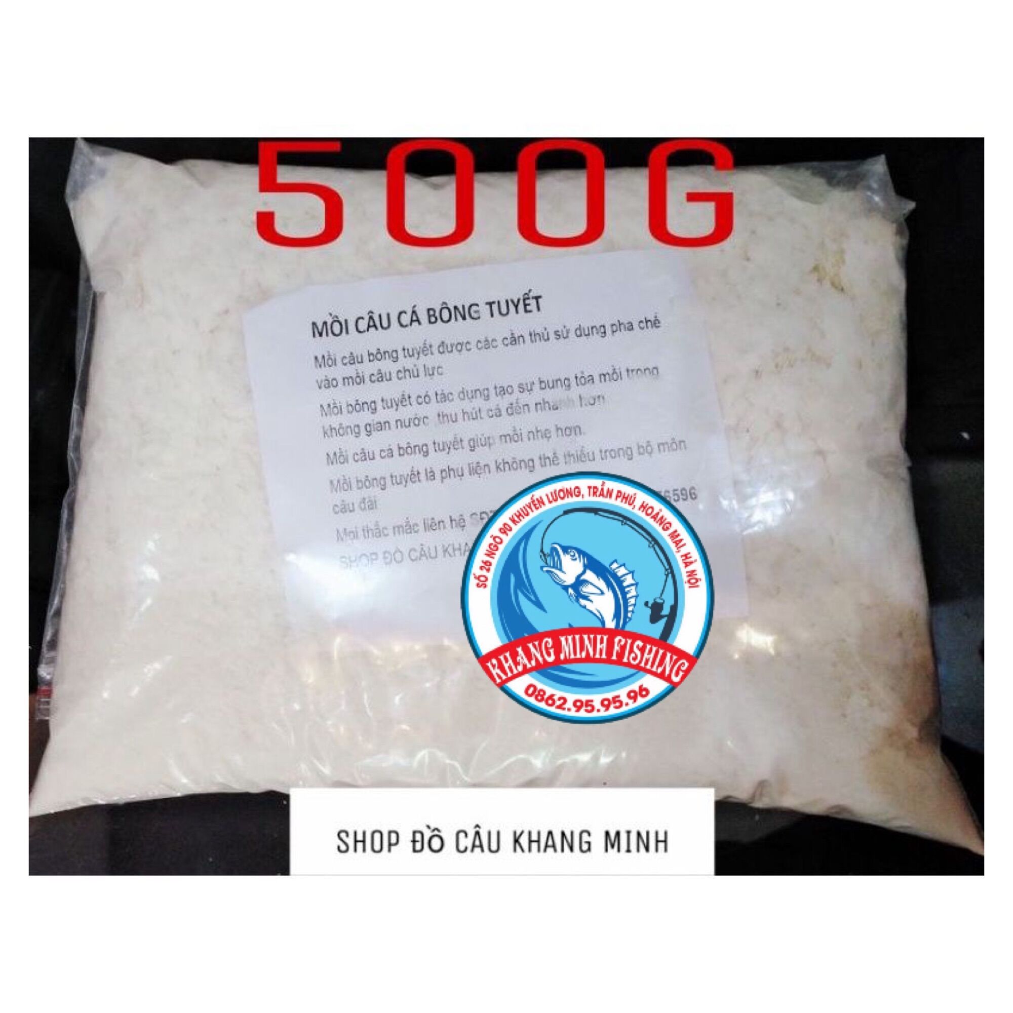 Mồi câu cá Bông tuyết