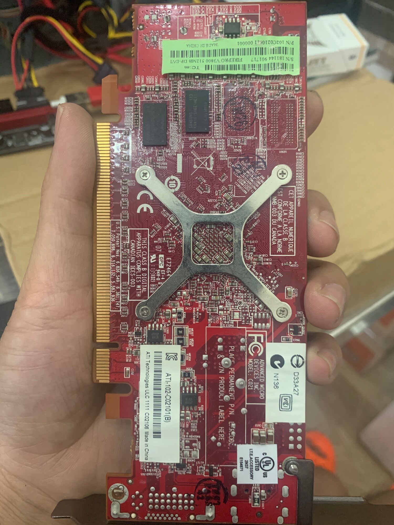 ATI RADEON V3800 512mb ram3