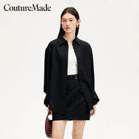 Vero Moda | Áo Dài Tay Cổ Trụ Sọc Không Đều cho Mùa Thu
