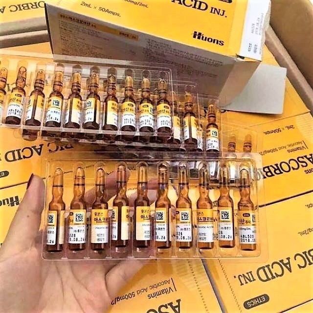 Serum tinh chất vitamin C hộp 50 ống