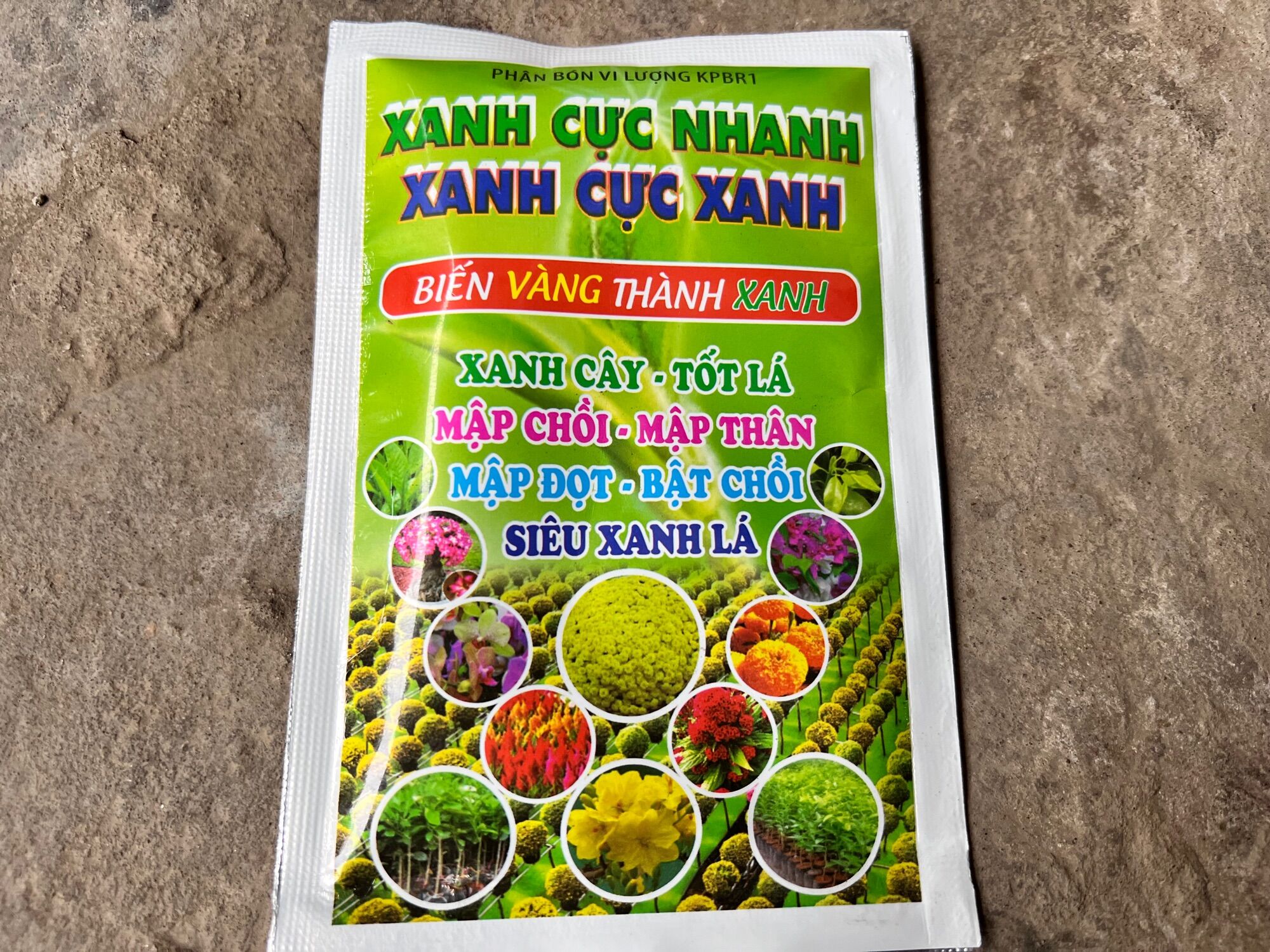 Biến vàng thành xanh xanh lá mập đọt cực nhanh