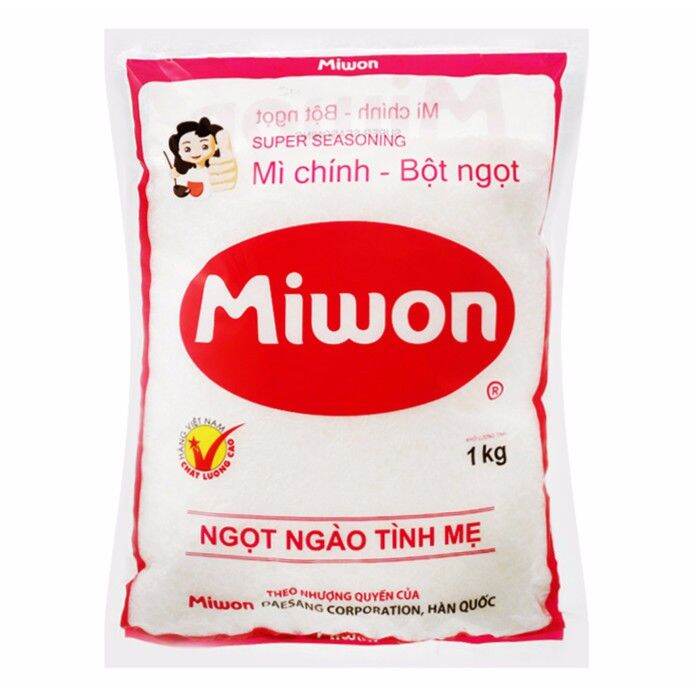 Mì Chính miwon 1Kg.Cánh To