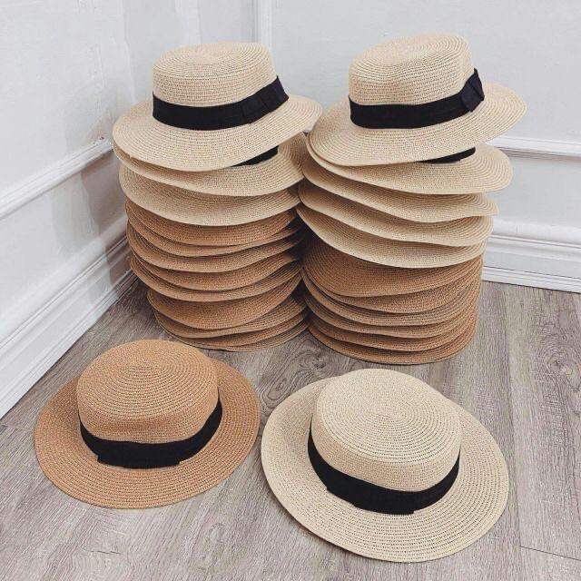 Nón Cói Đi Biển, Mũ Cói Vành Nhỏ Đi Biển Đẹp Siêu Hót cho nữ