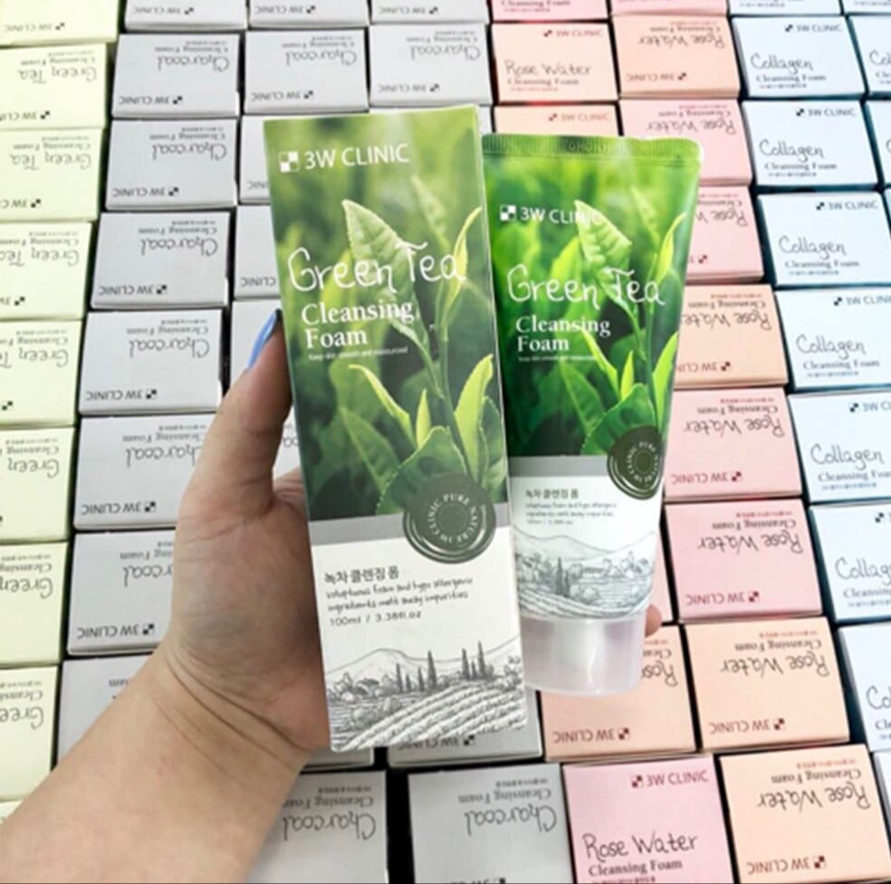 Sửa rửa mặt trà xanh Green tea Hàn Quốc