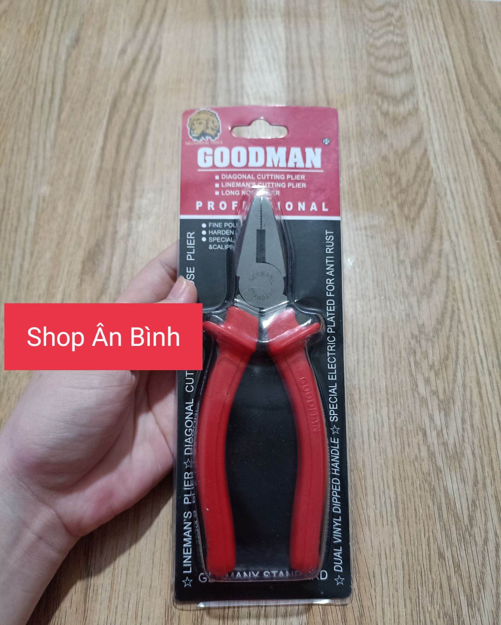[Giá Hủy Diệt] Kìm Điện Cắt Nhọn 6 inch Hiệu GOODMAN