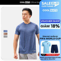 [GIÁ TỐT][OUTLET - KHÔNG ĐỔI TRẢ]Áo thun thể thao Melange Essentials thoáng khí, nhanh khô - Coolmate