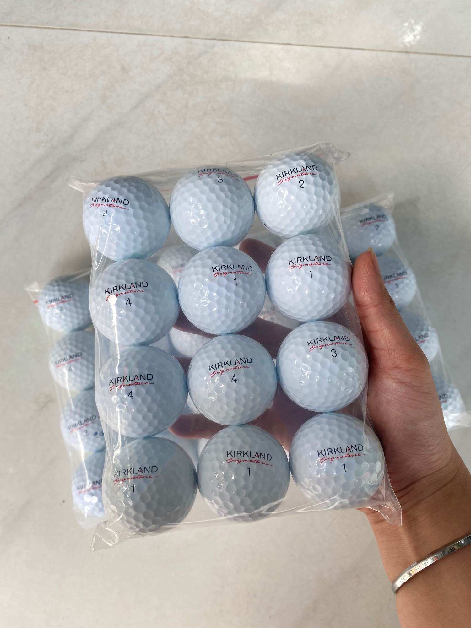 (Túi 12 quả) Bóng golf KIRKLAND độ mới 98%