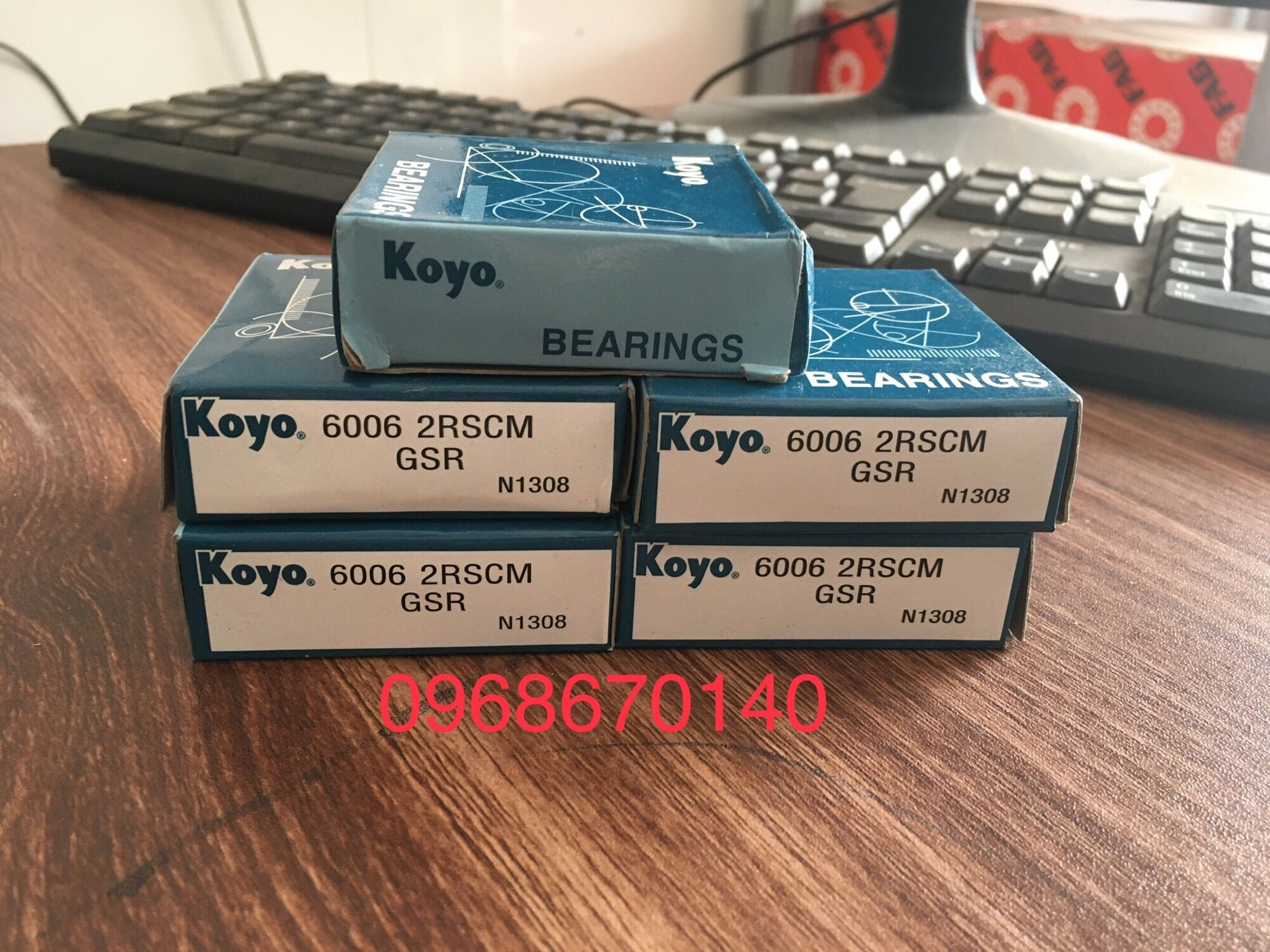 Vòng bi 6006-2rs mới, bạc đạn mới