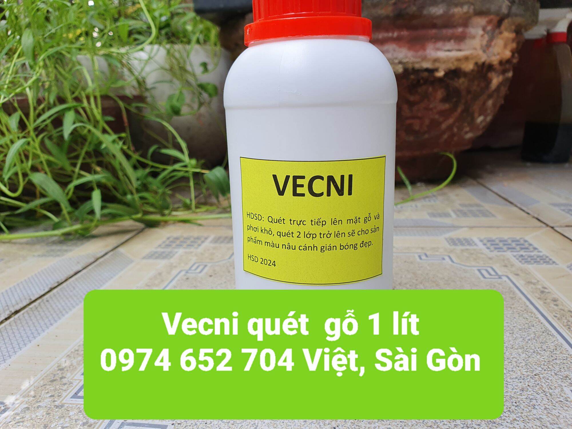 1 lít vecni quét gỗ màu cánh gián,