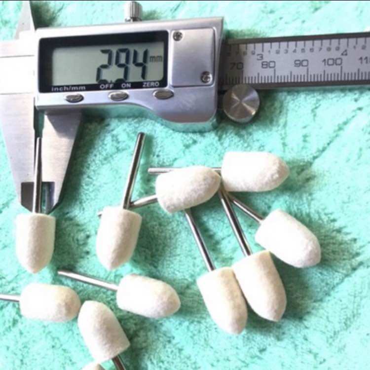 Trục nỉ nhọn đánh bóng 12mm cán 3mm