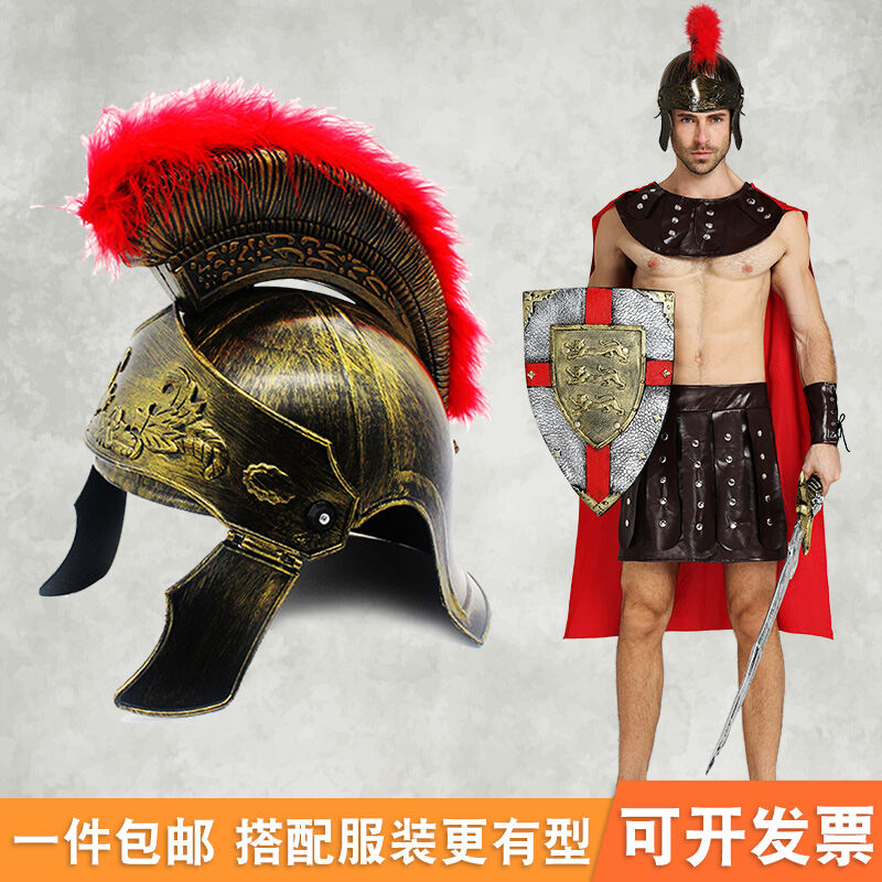 Mũ Tướng Quân Mũ Bảo Hiểm Chiến Binh La Mã Halloween Mũ Bảo Hiểm Kỵ Sĩ