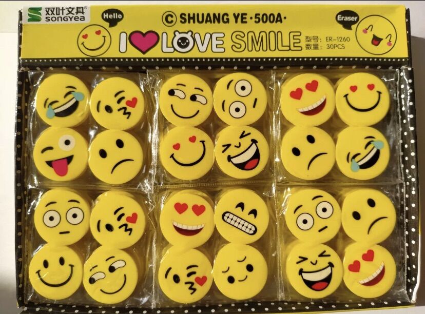 🍓Combo 10 Viên Gôm (Tẩy) hình Đáng yêu (dài 2-3cm)