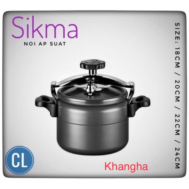 🐉Nồi áp suất đun ga phi 18/20/22/24cm dùng cho bếp ga, bếp Hồng ngoại